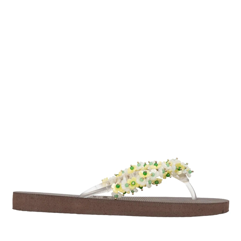 UZURII Flip Flops flip flop Tulum Bloom Yellow mocca(Image 2)