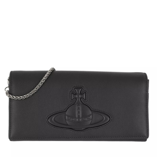 Vivienne Westwood Chelsea Long Wallet With Long Chain Black Wallet On A Chain