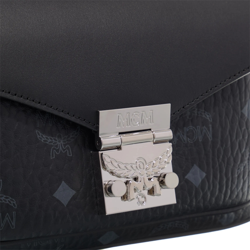 MCM Crossbody Bag Tracy Vi Crossbody Med Bk Black(Image 5)