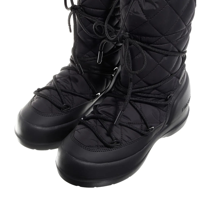 Moonboot Winterboots Mb Mezzaluna Quilted High Boot Wp Black(Image 7)