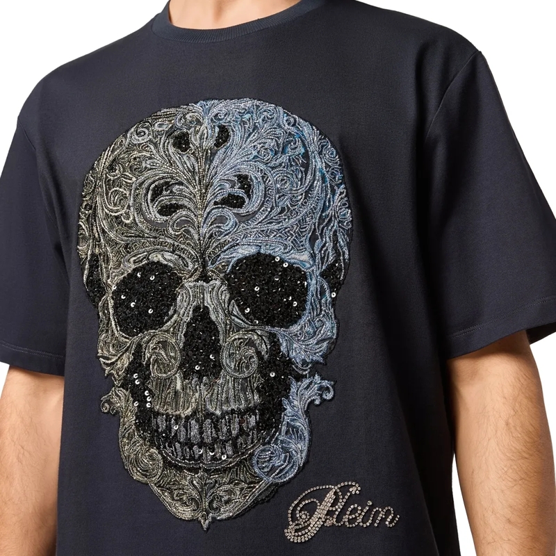 Philipp Plein T-Shirt T-Shirt Rundhalsausschnitt Ss Skull schwarz(Image 5)