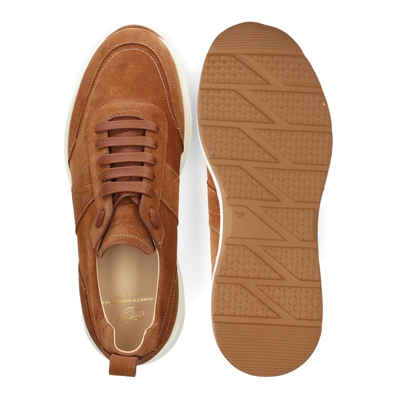 Heinrich Dinkelacker Lage-top sneaker Sportliche Dynamik trifft auf zeitlose Eleganz: De mittel-braun(Image 4)