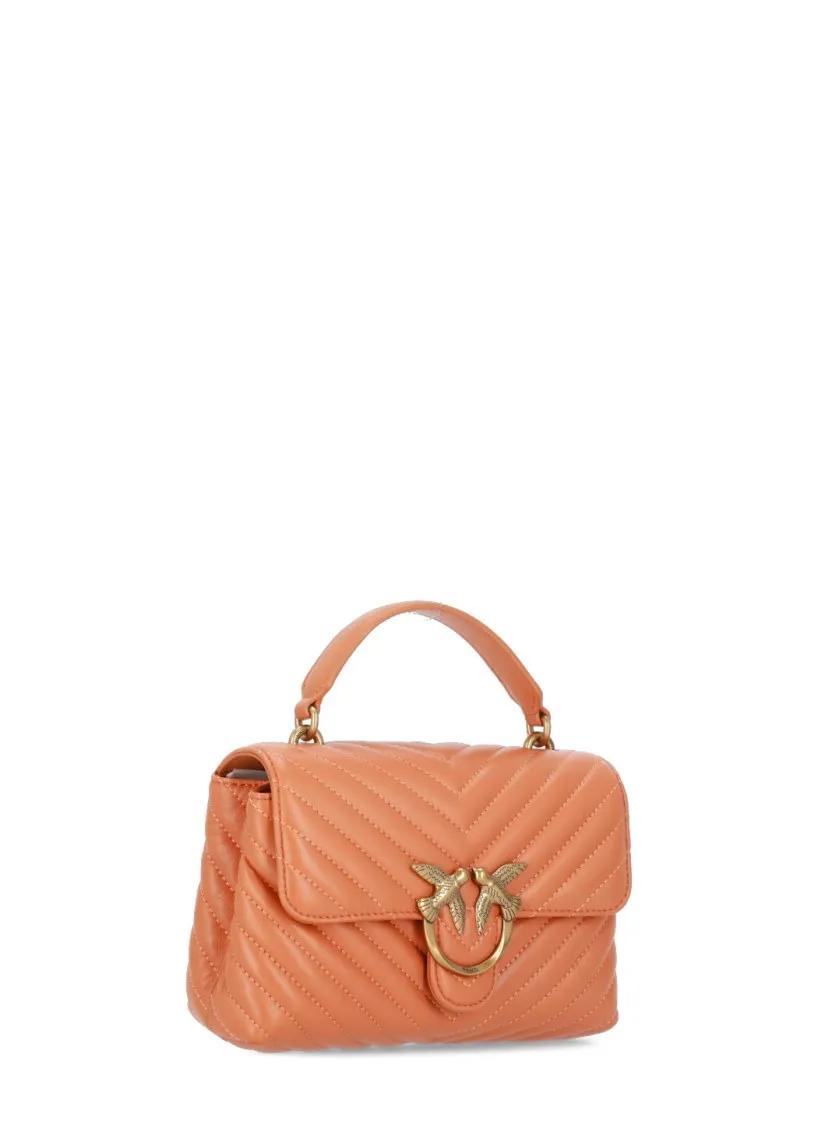 Pinko Hobo bags Orange Lady Love Puff Mini Bag in oranje
