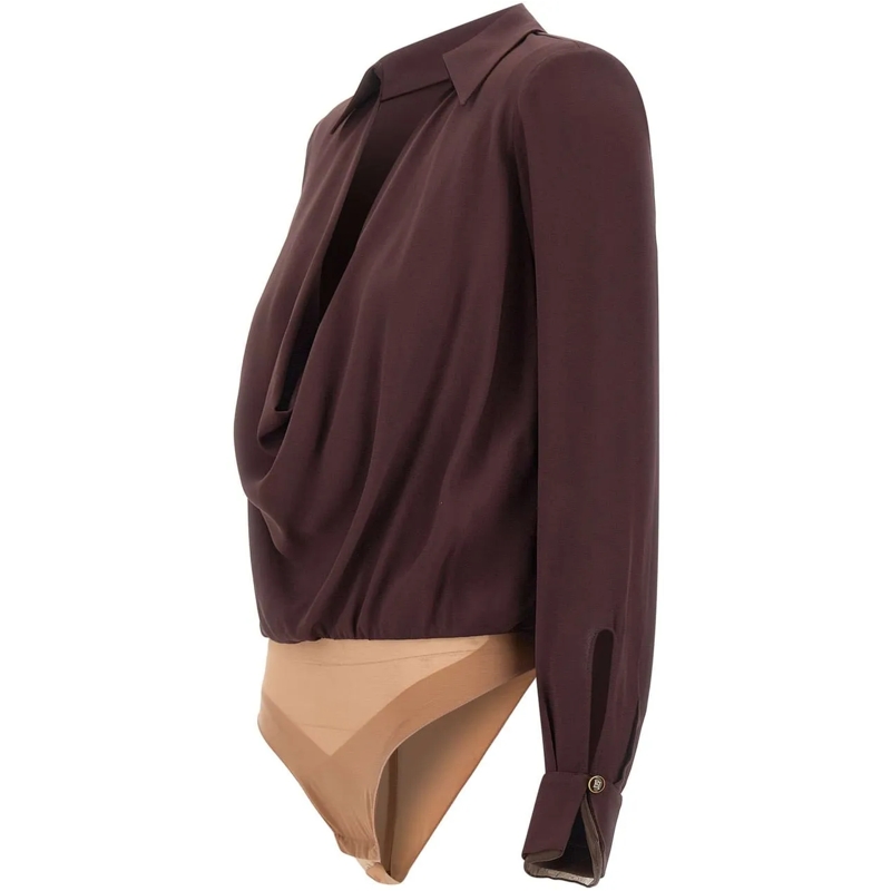 Elisabetta Franchi Body Top Brown braun(Image 2)