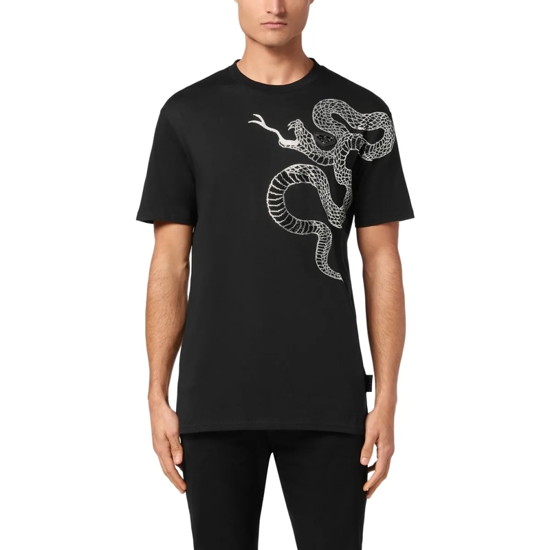 Philipp Plein T-Shirt T-Shirt Rundhalsausschnitt Ss Snake schwarz(Image 4)