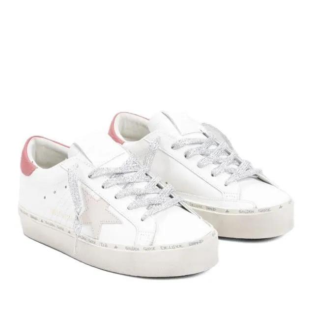 Golden Goose Low-Top Sneaker - White Cow Leather Hi Star Sneakers - Gr. 36 (EU) - in Weiß - für Damen