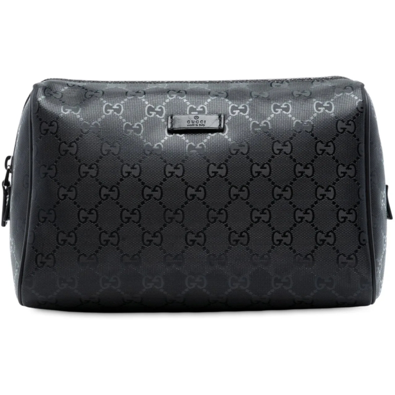 Gucci Nécessaire GG Imprime Pouch schwarz