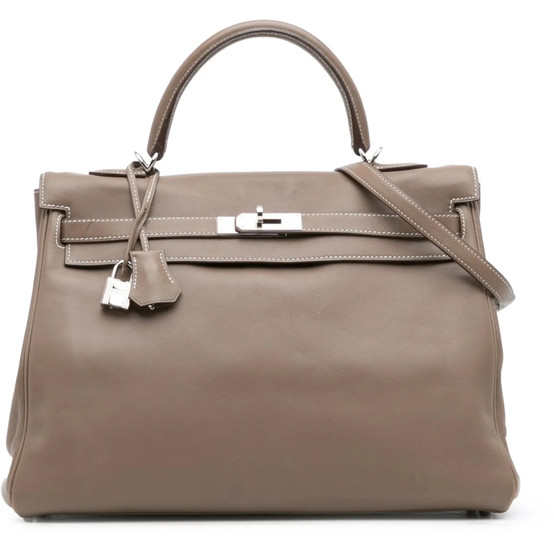 Hermès Sac à bandoulière Swift Kelly II Retourne 35 braun