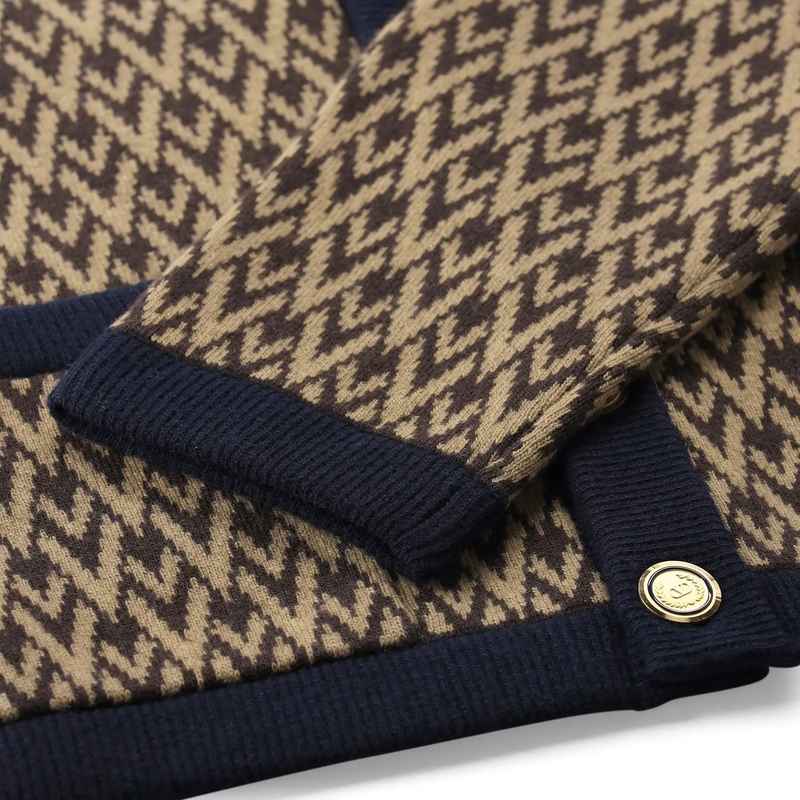 Valentino Garavani Strickjacke Strickjacke aus Schurwolle braun(Image 5)