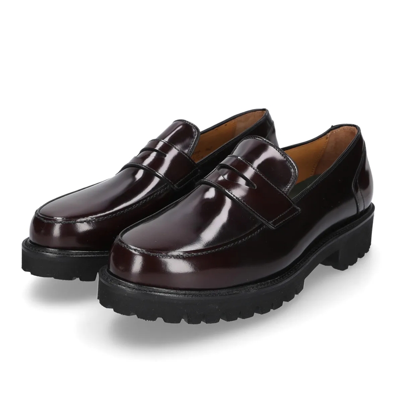 Henry Stevens Loafer Loafer Haywood PL- Moderner Loafer mit Gummiprof bordeaux(Image 2)