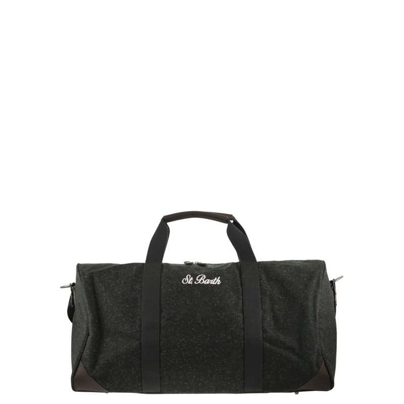 Mc2 Saint Barth Reistas Jetleg - Travel Bag With Logo Grey