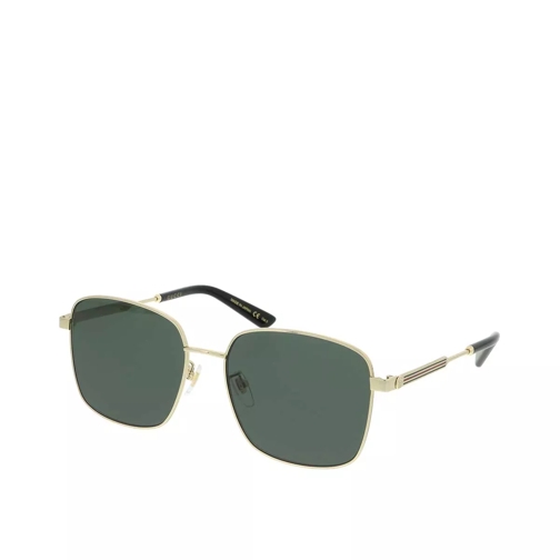 Gucci GG0852SK-001 58 Sunglass WOMAN METAL Gold Sunglasses