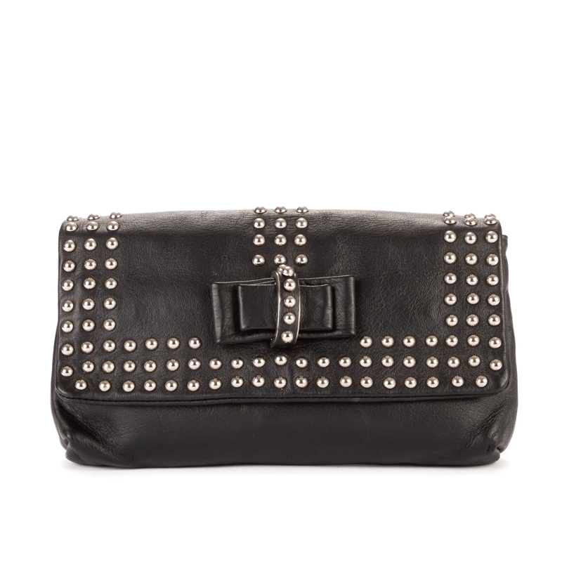 Christian Louboutin Crossbody Bag Sweet Charity Optic Clutch schwarz