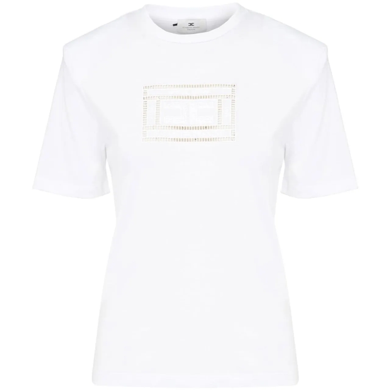 Elisabetta Franchi  T-Shirts And Polos Gesso mehrfarbig