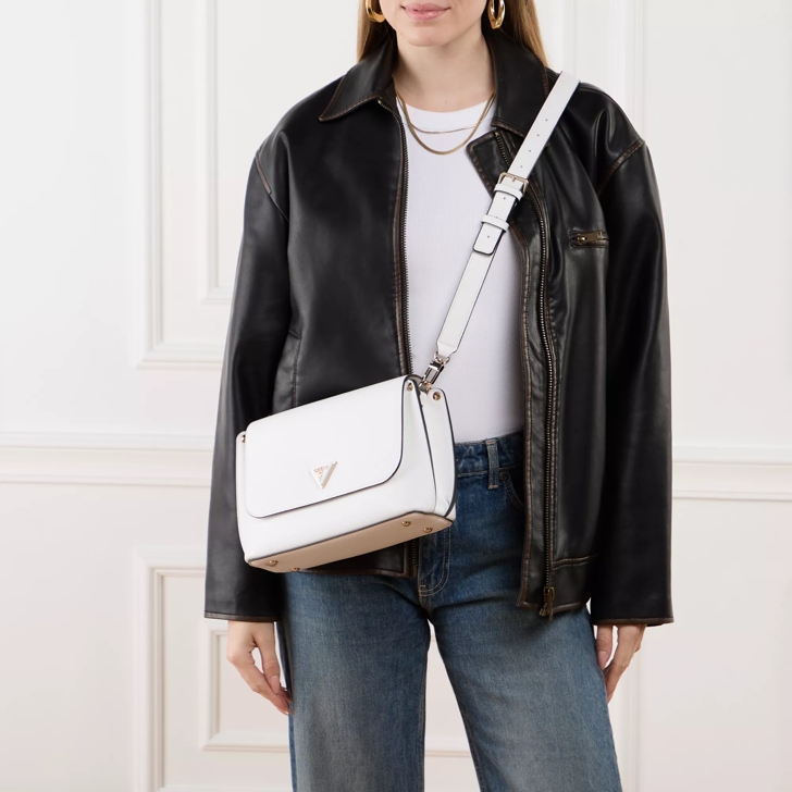 Guess Meridian Flap Crossbody Stone | Crossbody Bag