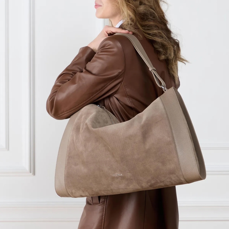 Coccinelle Businesstasche Coccinelleelinor Suede Bi Warm Ta/Warm Ta(Image 2)