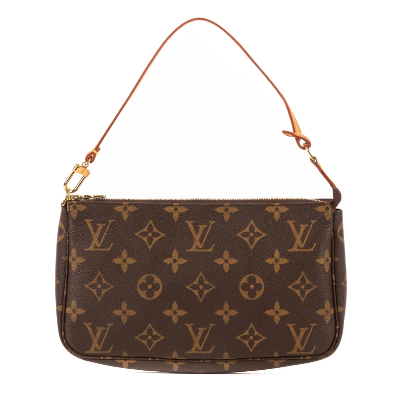 Louis Vuitton Crossbody Bag Accesssory Pouch braun