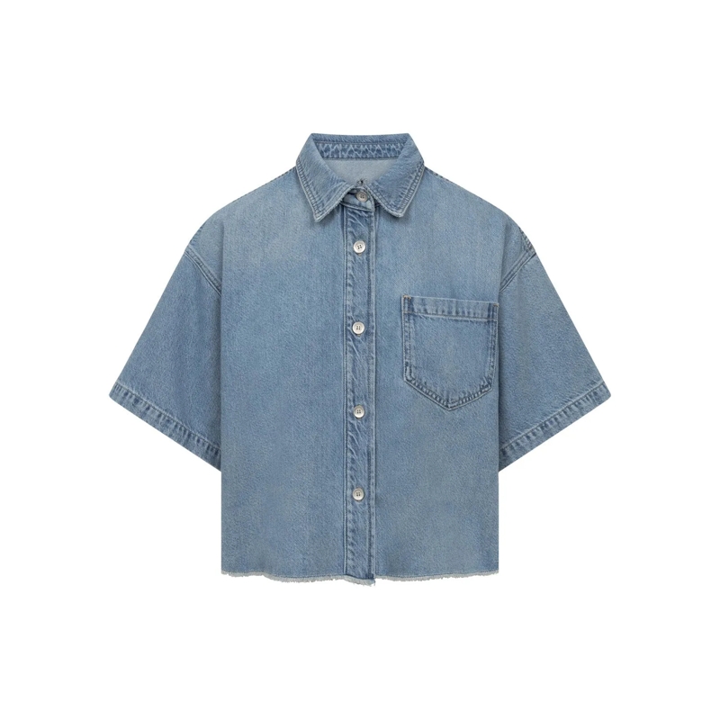 Raffaelo Rossi Bluse Hemdbluse Zuri blau