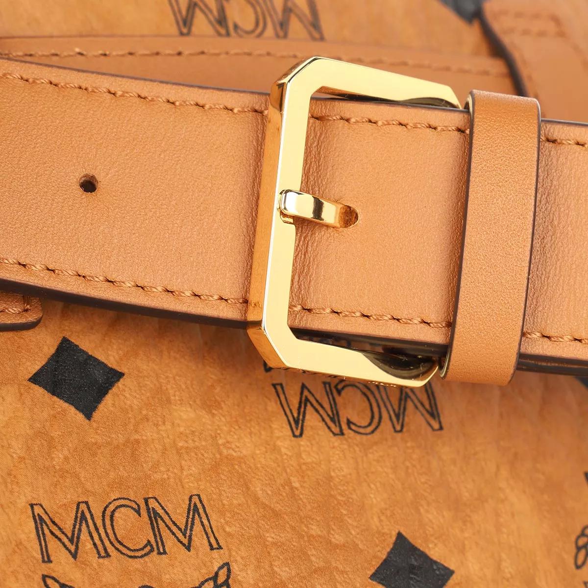 MCM Cognac Monogram Visetos Belt Bag 35m62s – Bagriculture