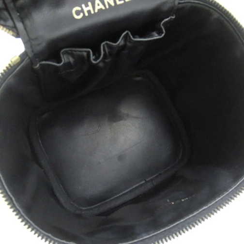 Chanel Coffret à cosmétiques CC Caviar Vanity Case schwarz (Image 20)
