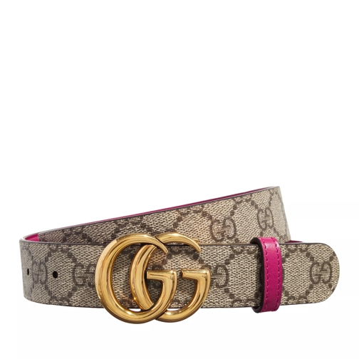 Gucci GG Marmont Reversible Thin Belt Multicolor Supreme Läderskärp