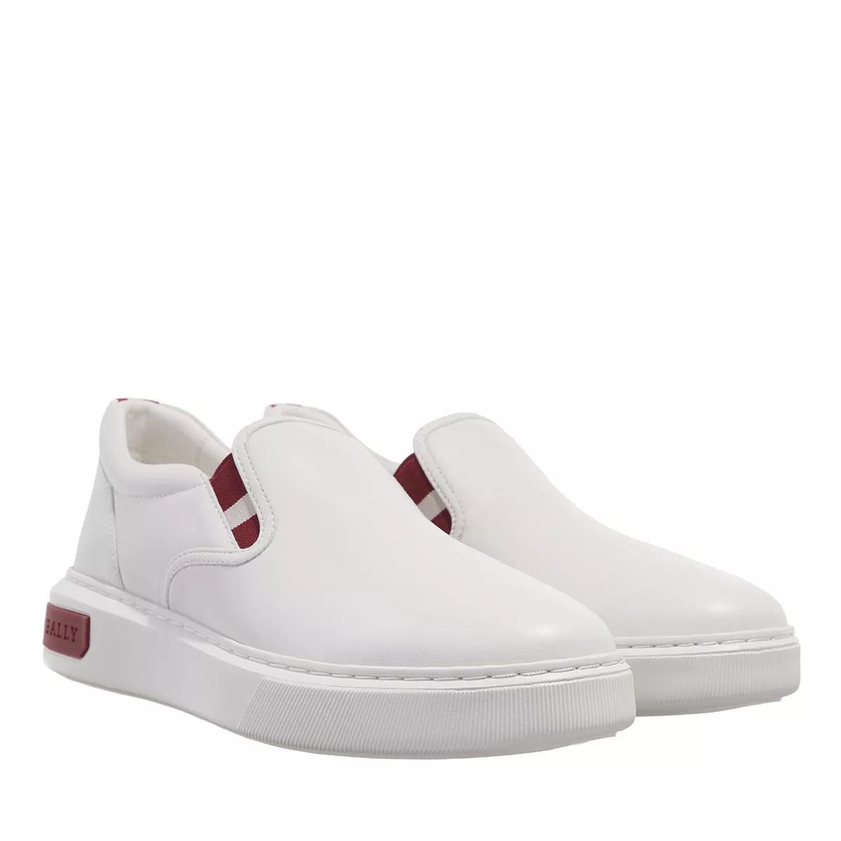 White store bally shoes