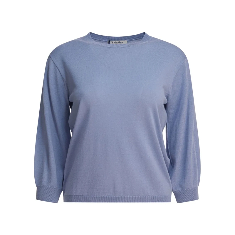 Max Mara Trui Light Blue Knitwear Sweater Blue