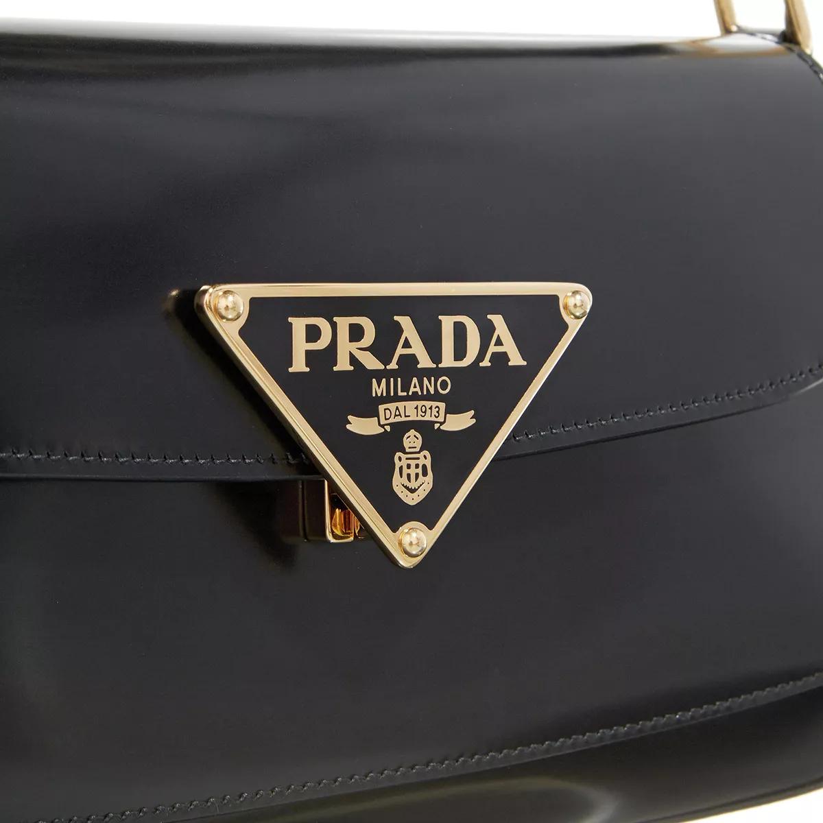 Prada Crossbody bags Spazzolato in zwart