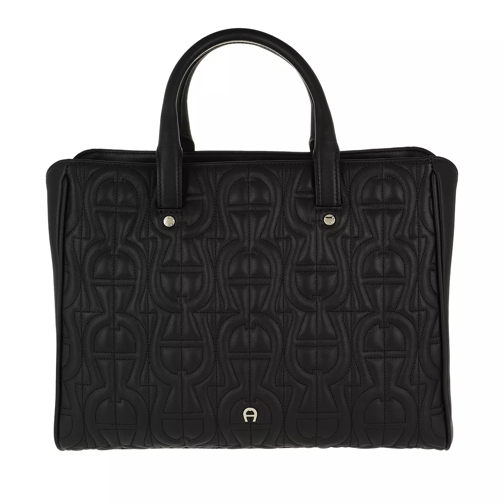 AIGNER Ivy Handle Bag Medium Black Rymlig shoppingväska