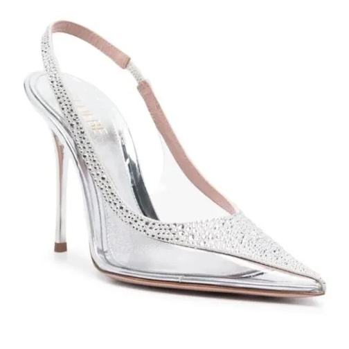 Gedebe Silver Clo Heeled Shoes Silver Pumps