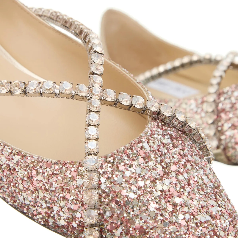 Jimmy Choo Ballerinas Ballerinas Woman Rose Mix / Crystal Honey(Image 3)