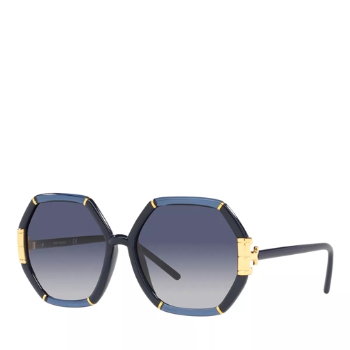 Tory Burch Sunglasses 0TY9072U Transparent Navy/Navy Lunettes de soleil