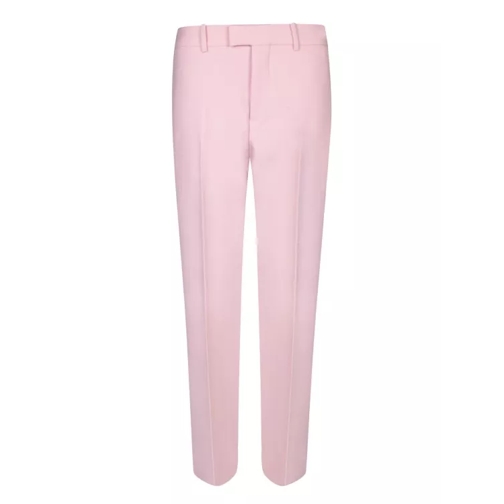 Burberry Wool Trousers Pink 