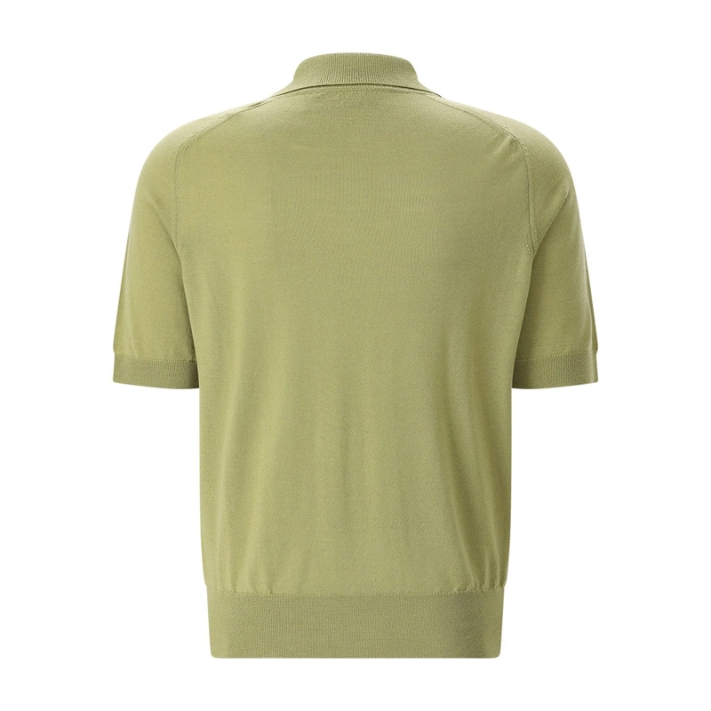 AMI Paris Polo Poloshirt mit Logo grün(Image 3)
