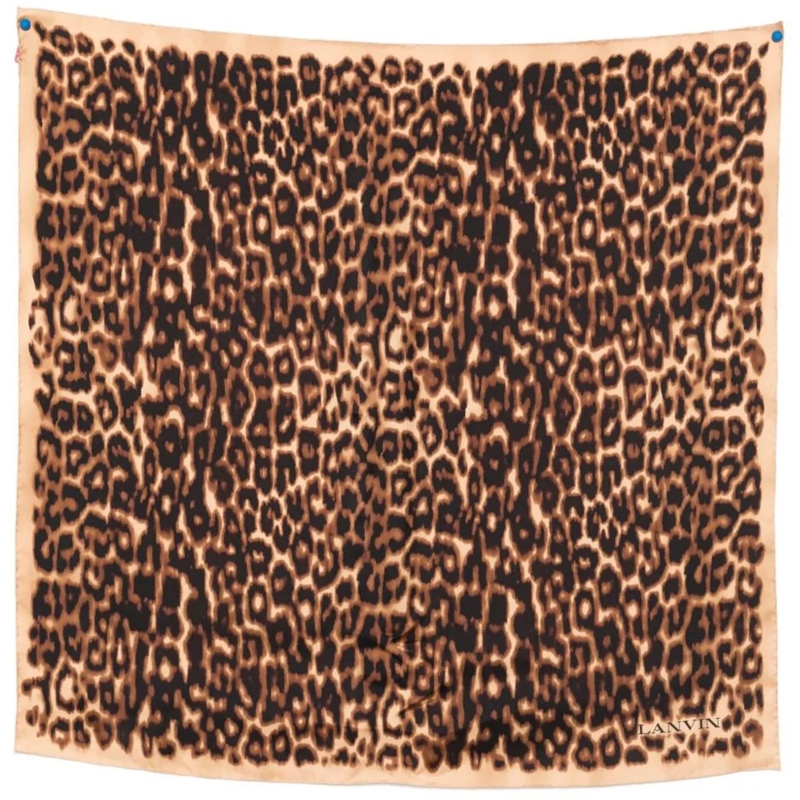 Lanvin Wollschal Scarfs Golden gold
