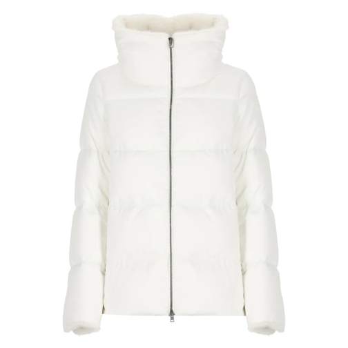 Herno Overgangsjas Quilted Down Jacket White