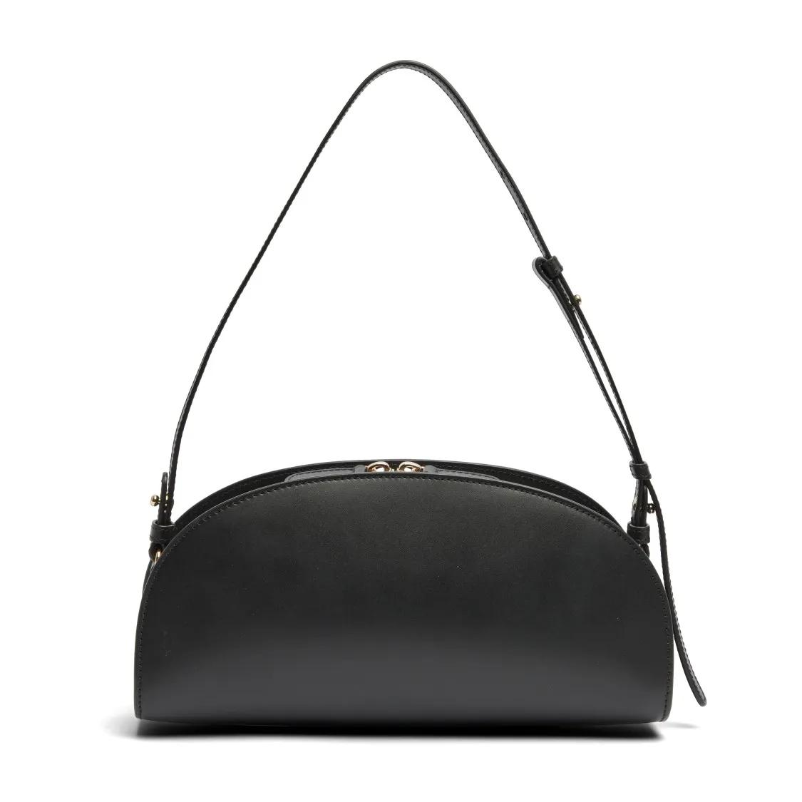 A.P.C. Hobo bags Sac Demi-Lune Shoulder in zwart
