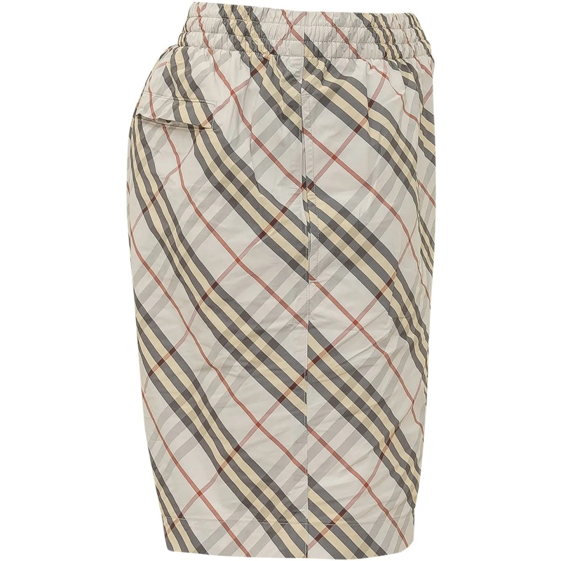 Burberry Shorts Shorts con Motivo Check beige(Image 3)