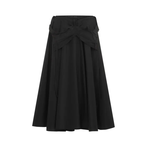 Maison Margiela  Black Midi Skirt Black