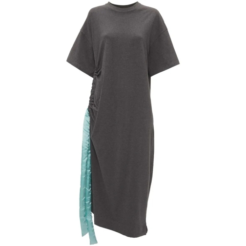 J.W.Anderson Gray Satin-Tie Midi Dress Grey Midi-klänningar