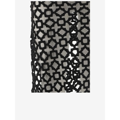 Niccolò Pasqualetti Midi-Röcke Cotton Skirt With Geometric Pattern Black (Image 3)