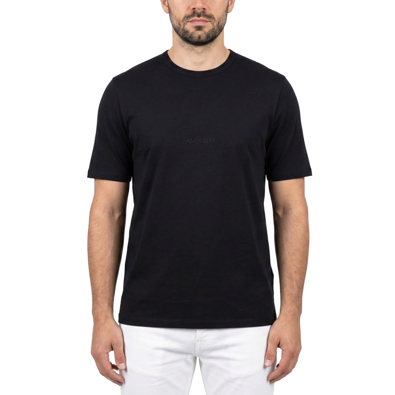 Saint Laurent T-Shirt T-Shirt mit Logo schwarz(Image 2)