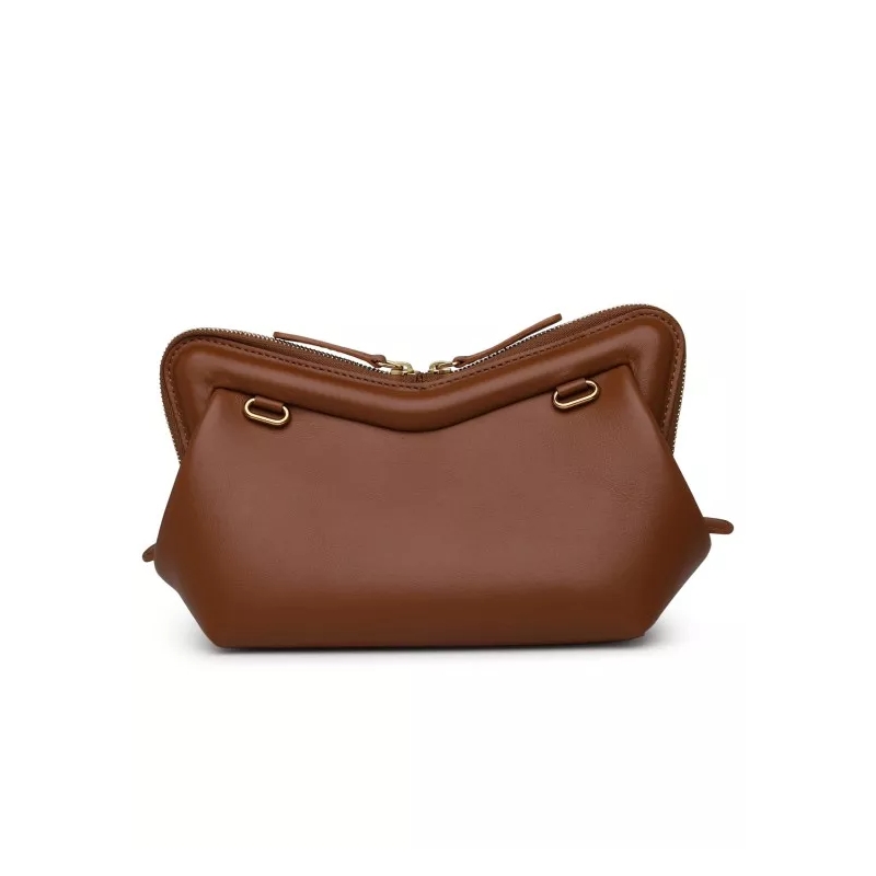 Mansur Gavriel Crossbody Bag Mini Frame Shoulder Bag In Brown Leather Brown(Image 6)
