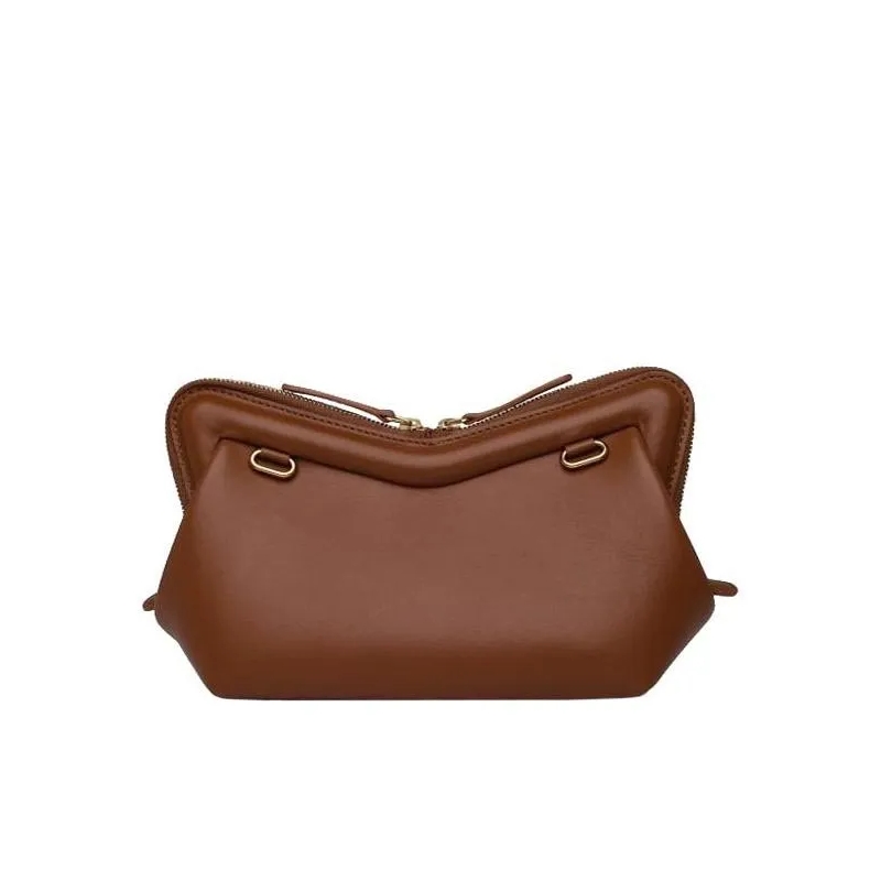 Mansur Gavriel Crossbody Bag Mini Frame Shoulder Bag In Brown Leather Brown(Image 7)