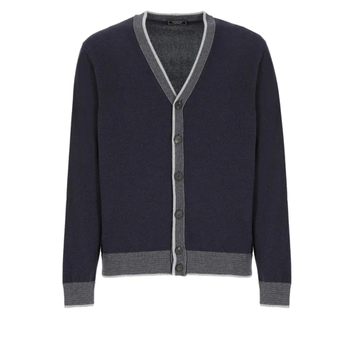 Peserico Vest Wool Cardigan Blue