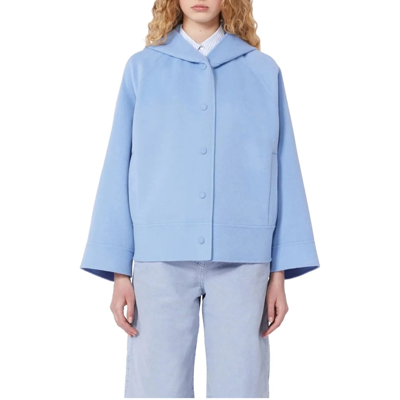 Max Mara Trenchcoat Max Mara Weekend Wkdoliato Jackets Lichtblauw 2615 blau