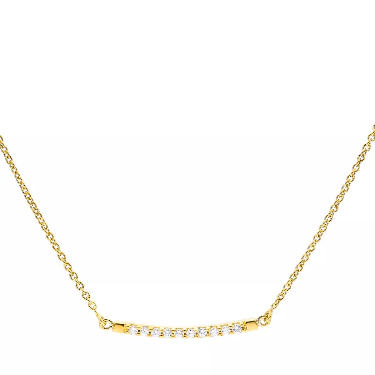 diamondline Halskette - Necklace 375 10 Diamonds total approx. 0,10 ct. H- - Gr. unisize - in Gold - für Damen