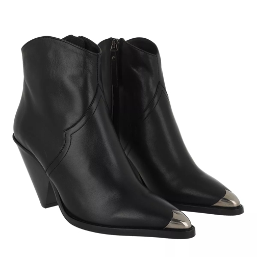 Toral Golden Toe Sude Ankle Boots Negro Stiefelette