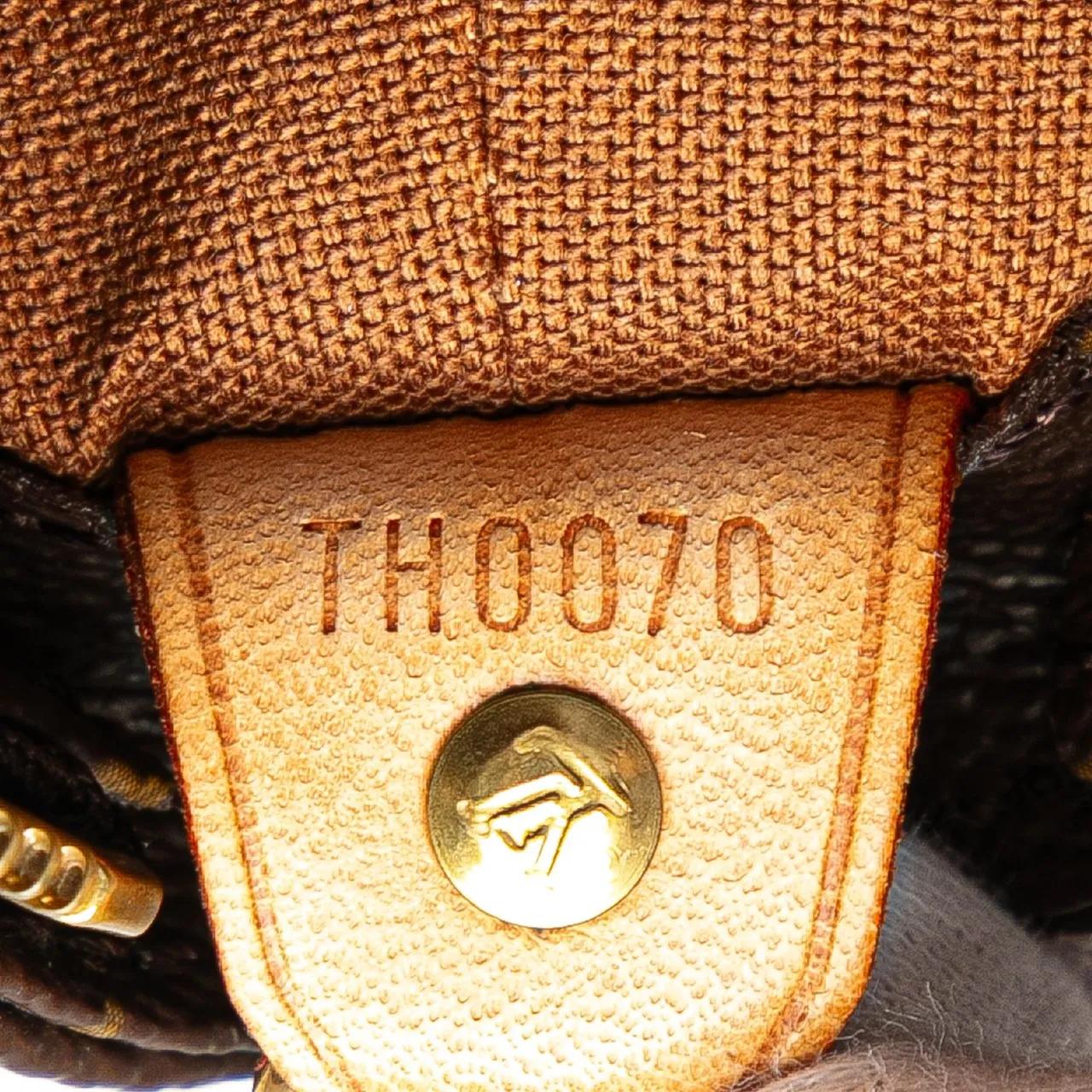 Thumbnail - Louis Vuitton Shopper - Monogram Cabas Mezzo - Gr. unisize - in Braun - für Damen