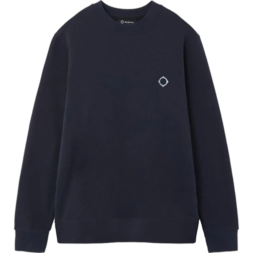 MA. STRUM  Mastrum Back Logo Sweaters Blauw Mas4518 M428 blau